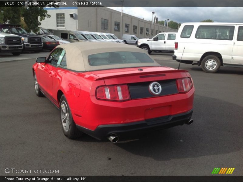 Torch Red / Stone 2010 Ford Mustang V6 Convertible
