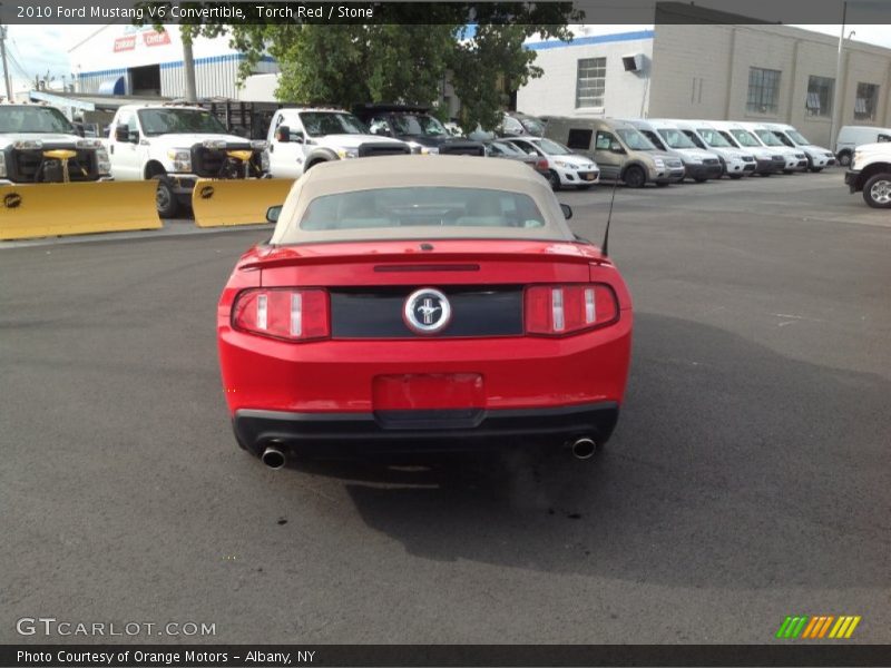 Torch Red / Stone 2010 Ford Mustang V6 Convertible