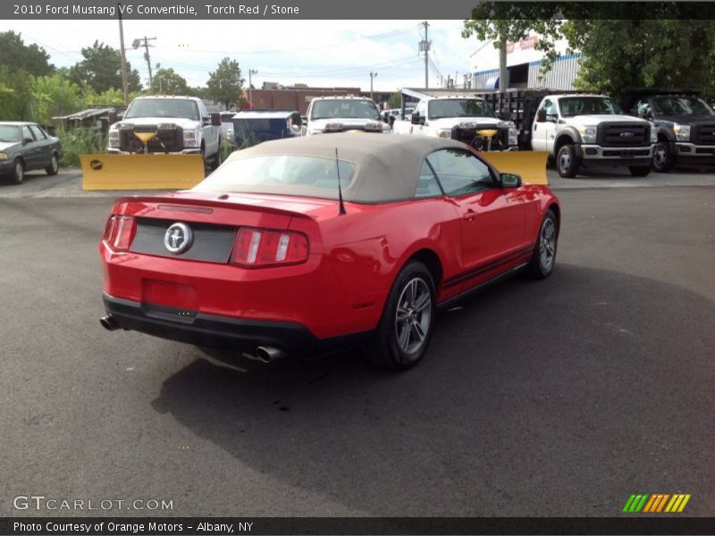 Torch Red / Stone 2010 Ford Mustang V6 Convertible