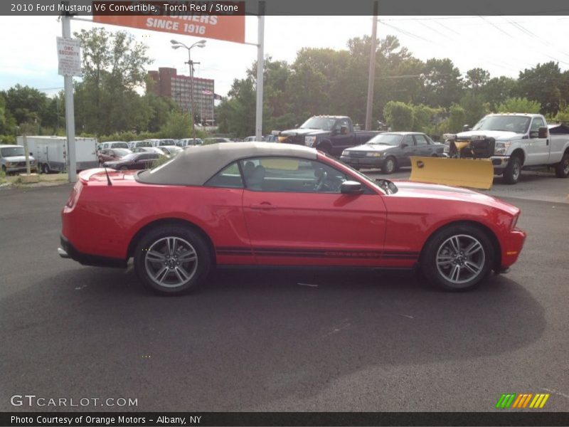 Torch Red / Stone 2010 Ford Mustang V6 Convertible