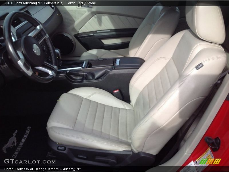 Torch Red / Stone 2010 Ford Mustang V6 Convertible