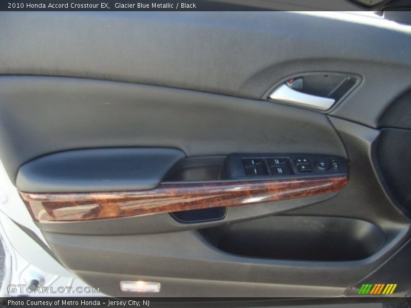 Glacier Blue Metallic / Black 2010 Honda Accord Crosstour EX