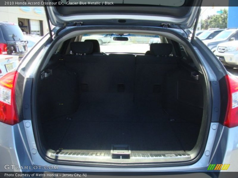 Glacier Blue Metallic / Black 2010 Honda Accord Crosstour EX