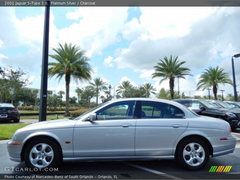  2001 S-Type 3.0 Platinum Silver