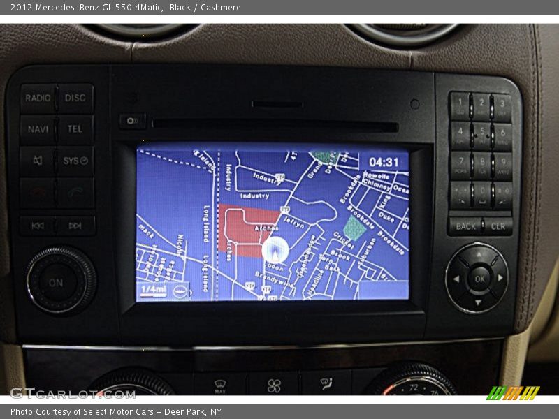 Black / Cashmere 2012 Mercedes-Benz GL 550 4Matic