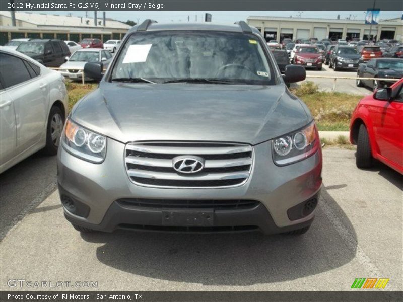 Mineral Gray / Beige 2012 Hyundai Santa Fe GLS V6