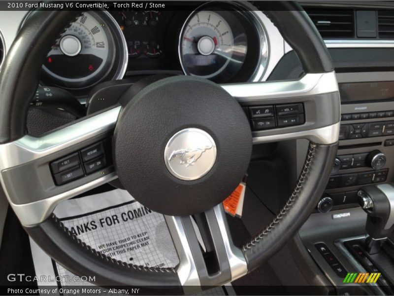 Torch Red / Stone 2010 Ford Mustang V6 Convertible