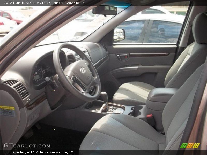 Mineral Gray / Beige 2012 Hyundai Santa Fe GLS V6