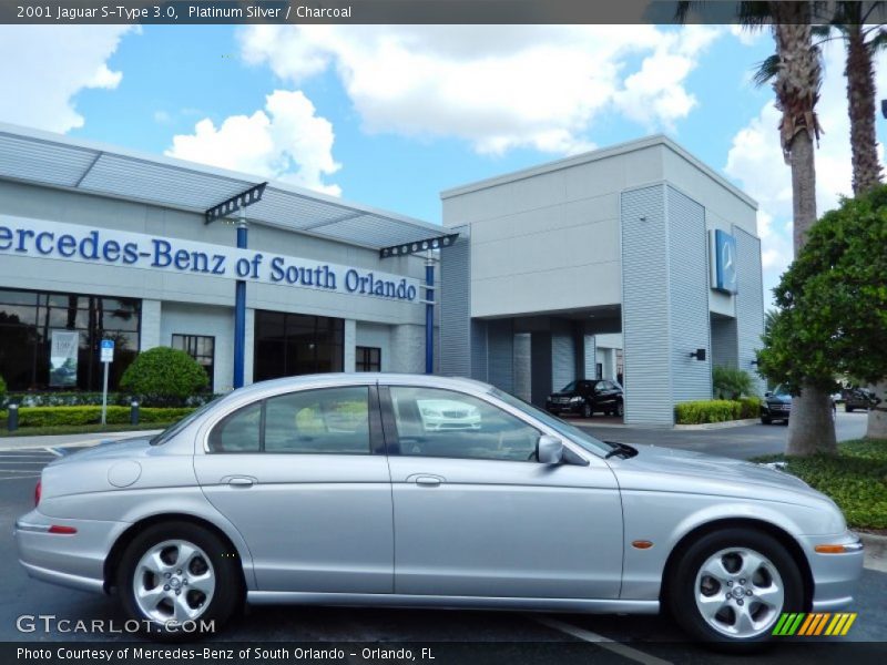 Platinum Silver / Charcoal 2001 Jaguar S-Type 3.0