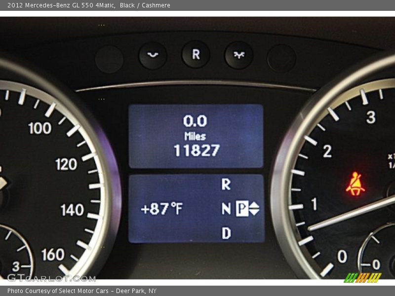 Black / Cashmere 2012 Mercedes-Benz GL 550 4Matic