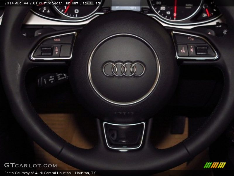 Brilliant Black / Black 2014 Audi A4 2.0T quattro Sedan