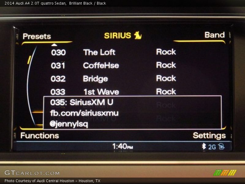 Brilliant Black / Black 2014 Audi A4 2.0T quattro Sedan