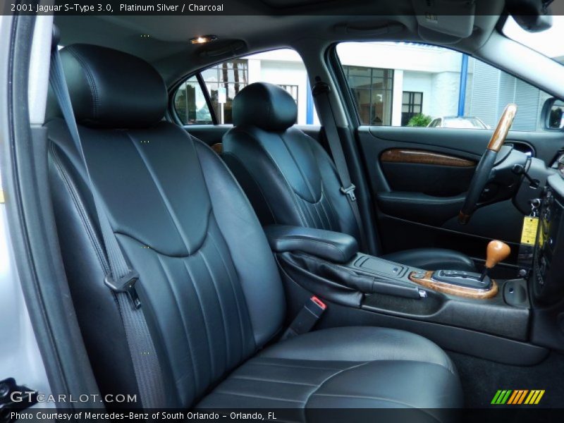Front Seat of 2001 S-Type 3.0