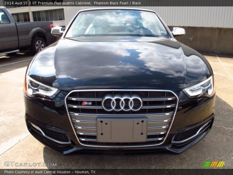 Phantom Black Pearl / Black 2014 Audi S5 3.0T Premium Plus quattro Cabriolet
