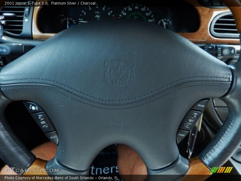 Platinum Silver / Charcoal 2001 Jaguar S-Type 3.0