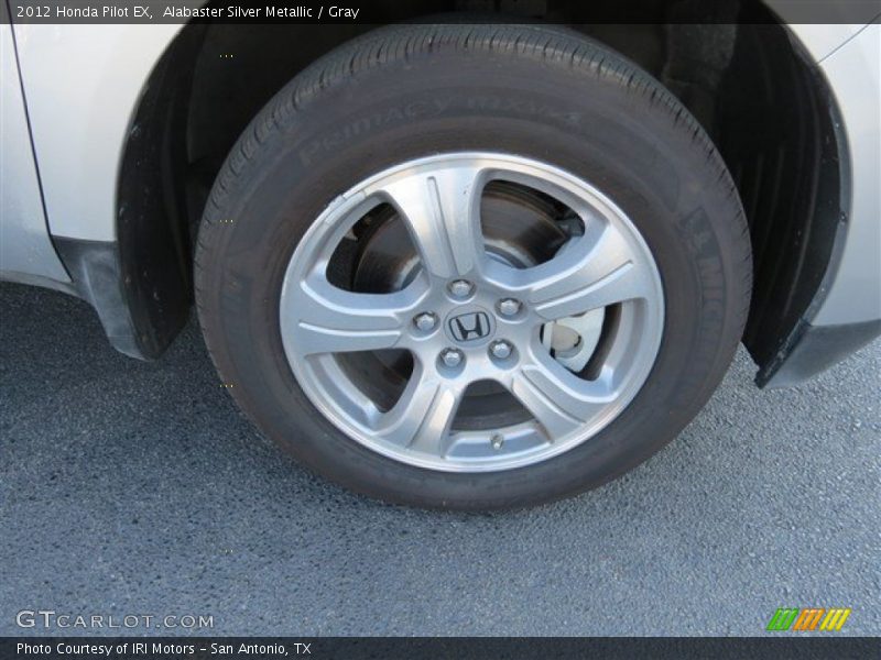 Alabaster Silver Metallic / Gray 2012 Honda Pilot EX