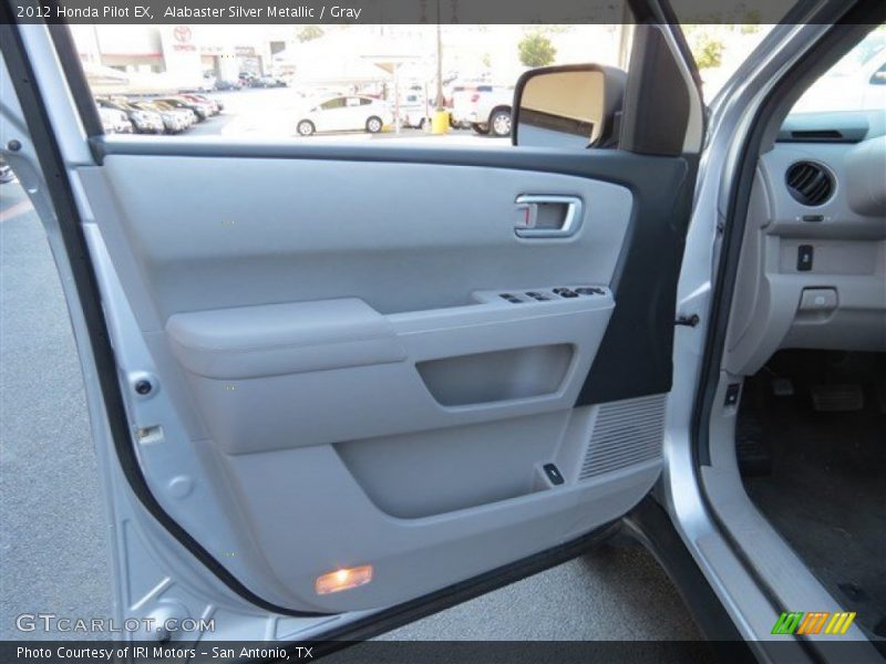 Alabaster Silver Metallic / Gray 2012 Honda Pilot EX