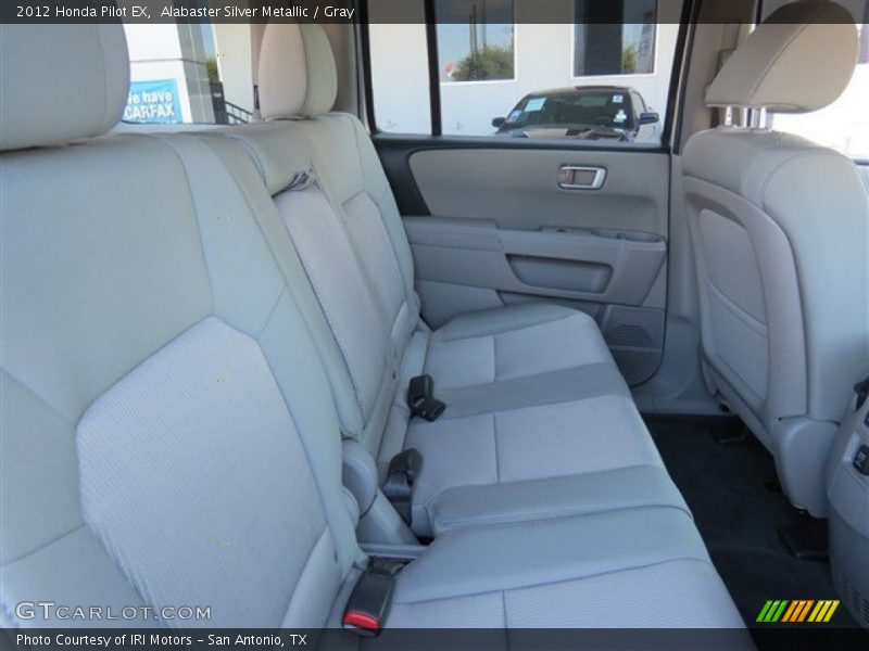 Alabaster Silver Metallic / Gray 2012 Honda Pilot EX