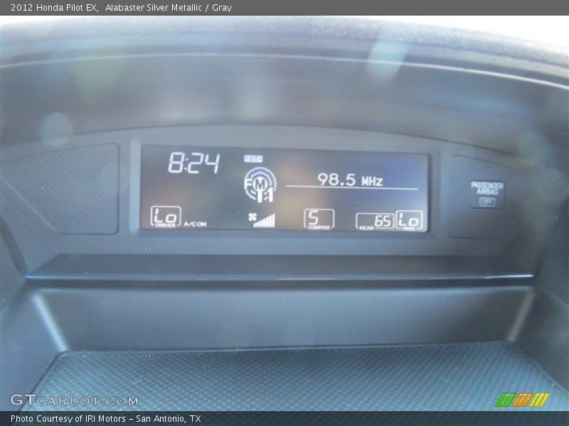 Alabaster Silver Metallic / Gray 2012 Honda Pilot EX