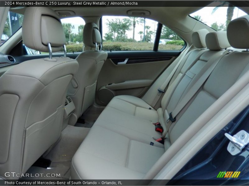 Rear Seat of 2014 C 250 Luxury