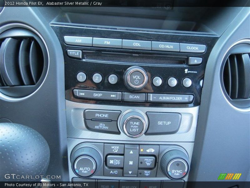 Alabaster Silver Metallic / Gray 2012 Honda Pilot EX