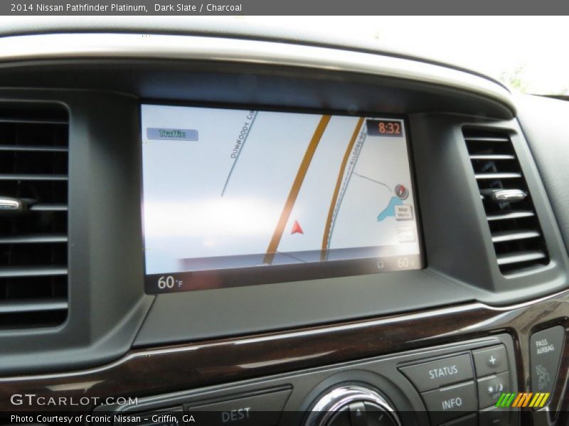 Navigation of 2014 Pathfinder Platinum