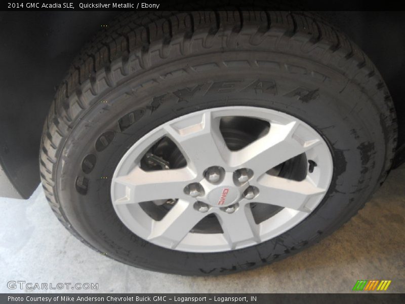 Quicksilver Metallic / Ebony 2014 GMC Acadia SLE