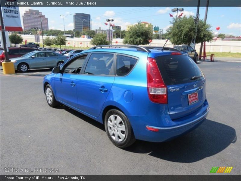 Vivid Blue / Beige 2010 Hyundai Elantra Touring SE