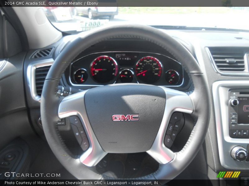 Quicksilver Metallic / Ebony 2014 GMC Acadia SLE