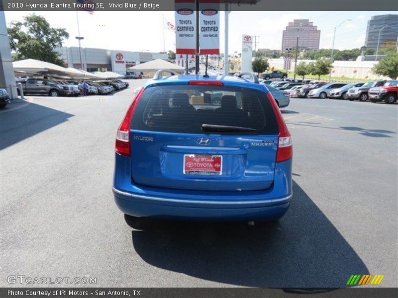 Vivid Blue / Beige 2010 Hyundai Elantra Touring SE