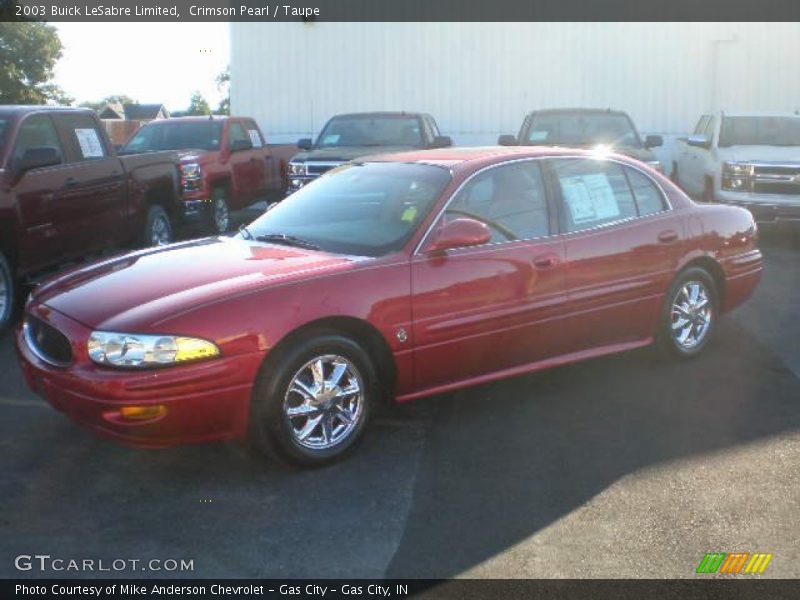 Crimson Pearl / Taupe 2003 Buick LeSabre Limited