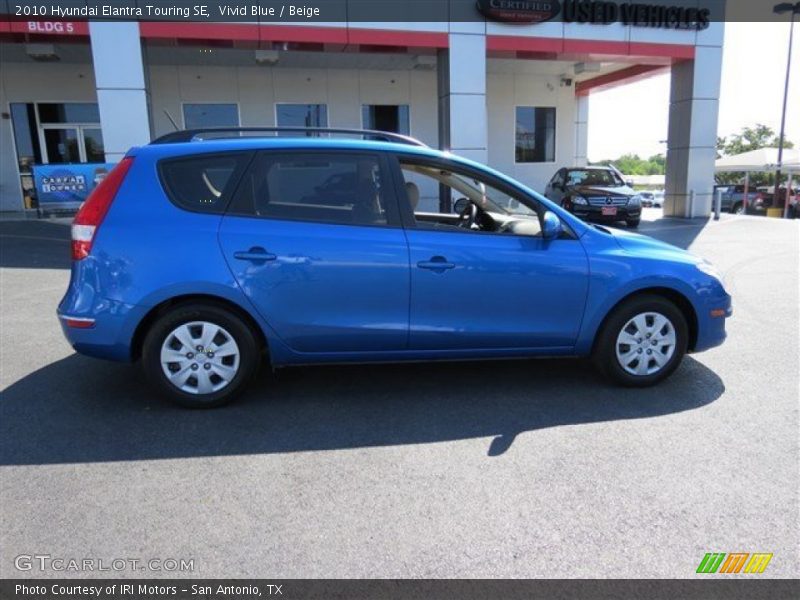 Vivid Blue / Beige 2010 Hyundai Elantra Touring SE