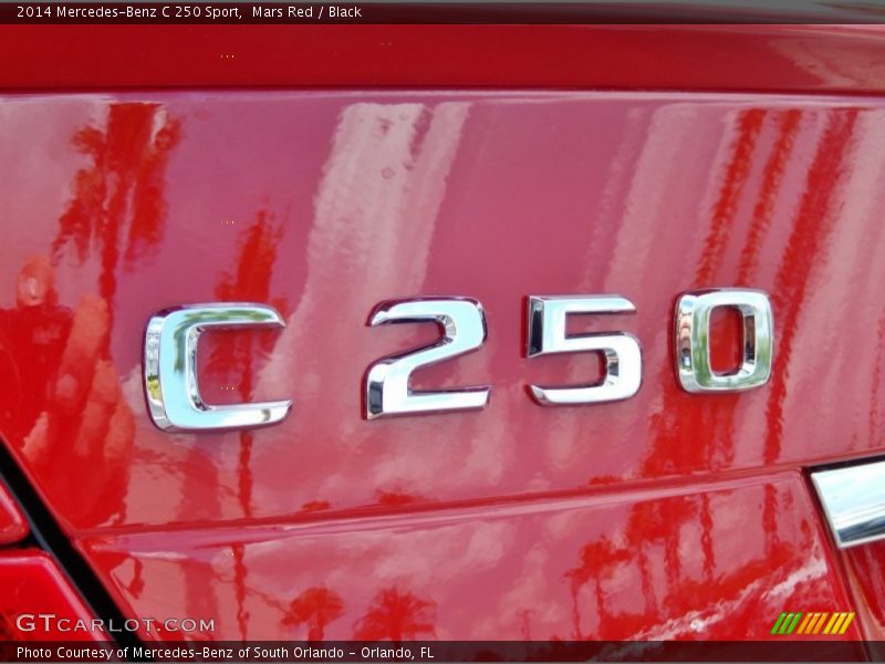 Mars Red / Black 2014 Mercedes-Benz C 250 Sport