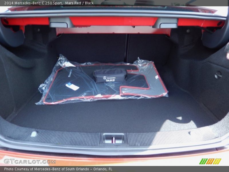 Mars Red / Black 2014 Mercedes-Benz C 250 Sport