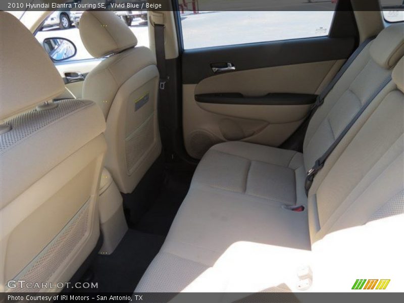 Vivid Blue / Beige 2010 Hyundai Elantra Touring SE