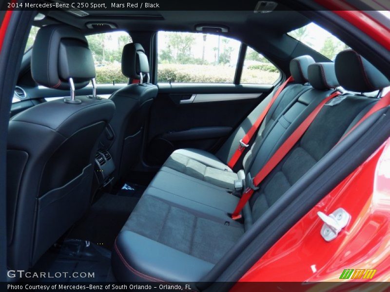 Mars Red / Black 2014 Mercedes-Benz C 250 Sport