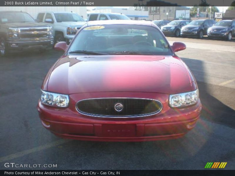 Crimson Pearl / Taupe 2003 Buick LeSabre Limited