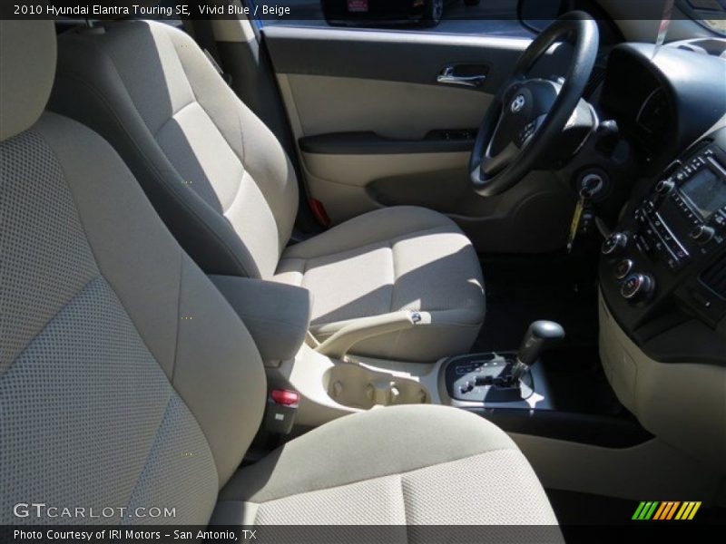 Vivid Blue / Beige 2010 Hyundai Elantra Touring SE