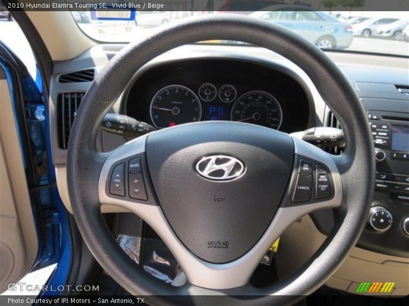 Vivid Blue / Beige 2010 Hyundai Elantra Touring SE