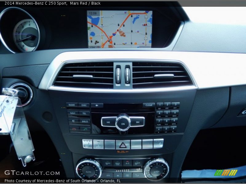 Mars Red / Black 2014 Mercedes-Benz C 250 Sport