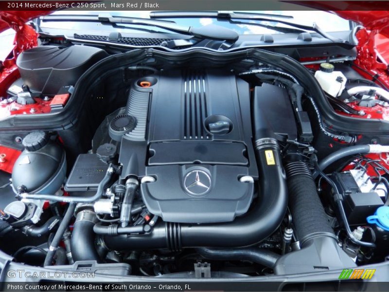 Mars Red / Black 2014 Mercedes-Benz C 250 Sport