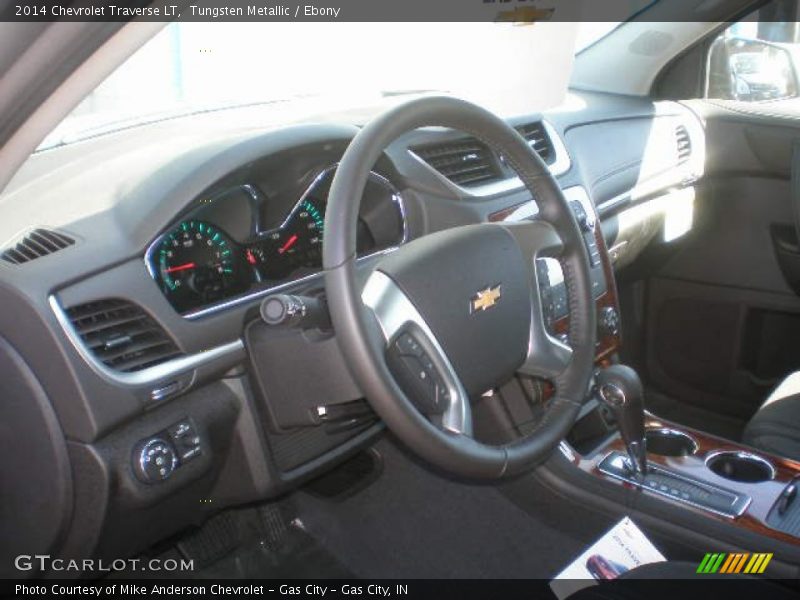Tungsten Metallic / Ebony 2014 Chevrolet Traverse LT