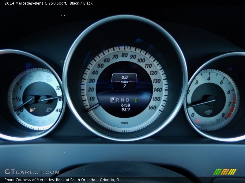 Black / Black 2014 Mercedes-Benz C 250 Sport