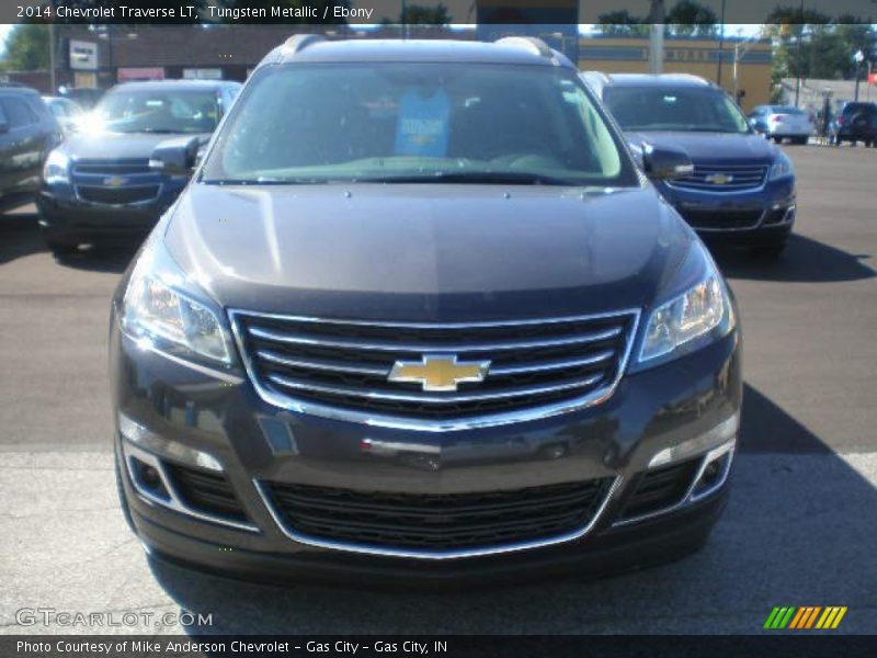 Tungsten Metallic / Ebony 2014 Chevrolet Traverse LT