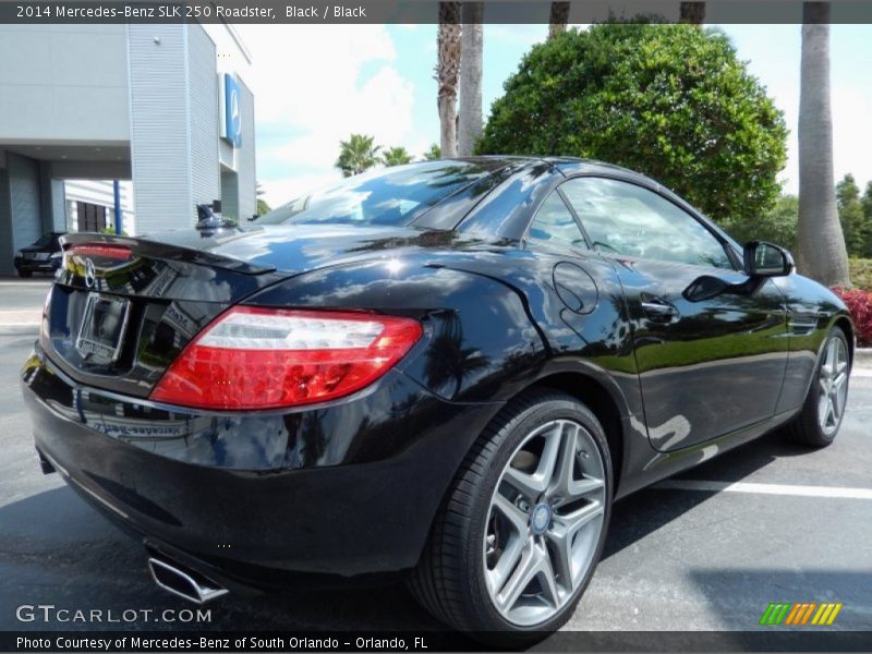 Black / Black 2014 Mercedes-Benz SLK 250 Roadster