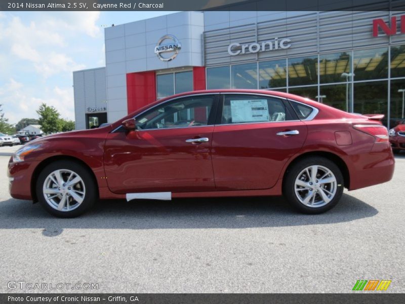 Cayenne Red / Charcoal 2014 Nissan Altima 2.5 SV