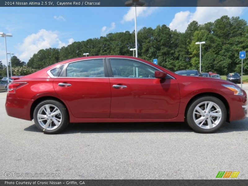  2014 Altima 2.5 SV Cayenne Red