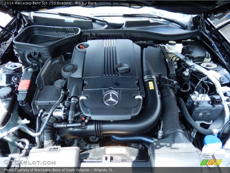 Black / Black 2014 Mercedes-Benz SLK 250 Roadster
