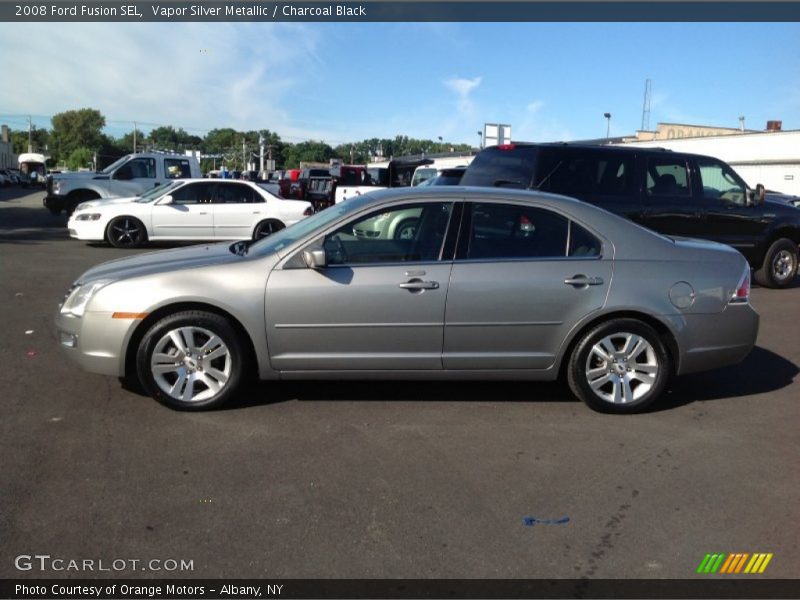 Vapor Silver Metallic / Charcoal Black 2008 Ford Fusion SEL