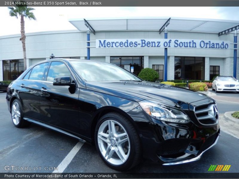 Black / Black 2014 Mercedes-Benz E 350 Sport Sedan